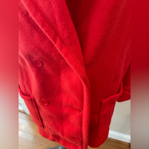 🆕Venezia Bright red polyester jacket-Y2K-Deadstock-slouchy coat-winter coat NWT - Picture 9 of 12